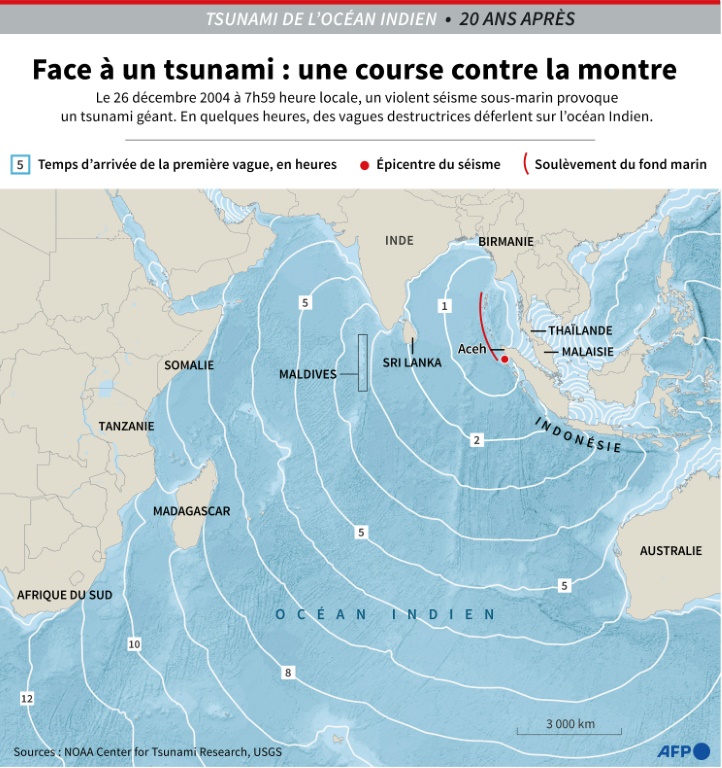 L'Asie commémore le tsunami de 2004, le plus meurtrier de l'histoire