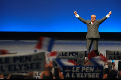 Jean-Marie Le Pen le 19 avril 2007, à Nice