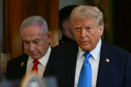 Donald Trump et Benjamin Netanyahu, le 4 février 2025 à la Maison Blanche