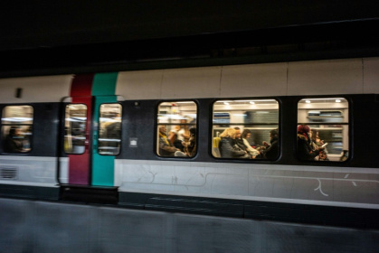 Un RER, le 10 janvier 2020