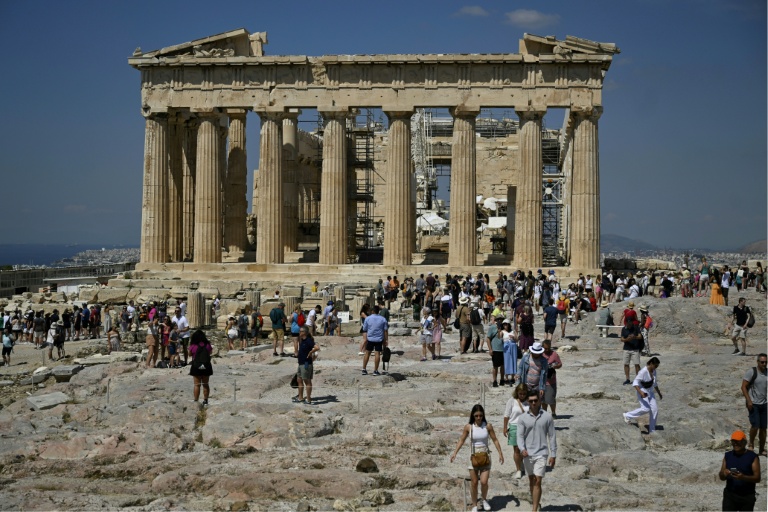 Dans le coeur historique d'Athènes, les habitants se rebiffent face à la menace du surtourisme