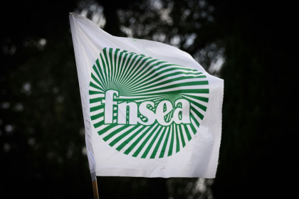 La première alliance syndicale agricole FNSEA-Jeunes Agriculteurs appelle ses troupes à se mobiliser jeudi et vendredi, contre les importations "aberrantes" qui minent selon elle l'agriculture française - LOIC VENANCE (AFP)
