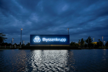 Le conglomérat allemand Thyssenkrupp envisage de vendre sa division acier à l'indien Jindal Steel - Ina FASSBENDER (AFP) Le conglomérat allemand Thyssenkrupp envisage de vendre sa division acier à l'indien Jindal Steel - Ina FASSBENDER (AFP)