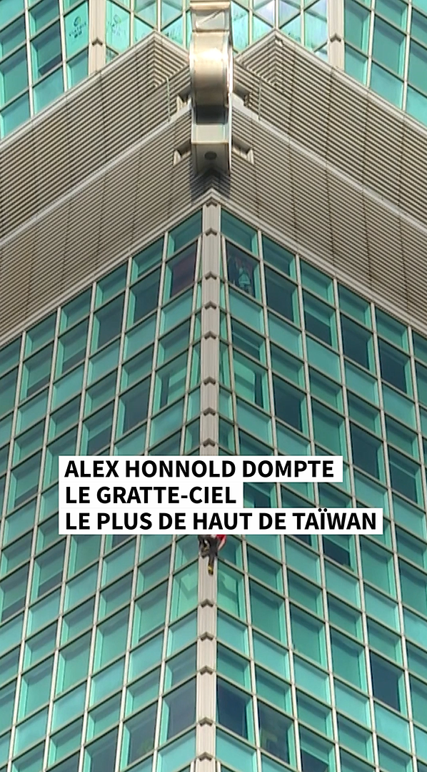 Alex Honnold dompte le gratte-ciel le plus haut de Taïwan