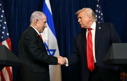 Le président américain Donald Trump et le Premier ministre israélien Benjamin Netanyahu à Mar-a-Lago, en Floride, le 29 décembre 2025 - Jim WATSON (AFP)