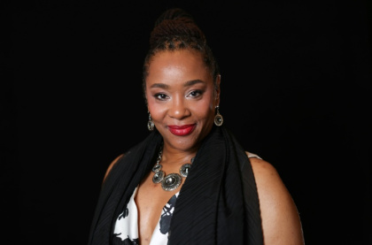 La réalisatrice Christalyn Hampton, à Beverly Hills, en Californie, le 10 février 2026 - VALERIE MACON (AFP)