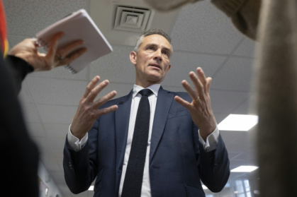 Le directeur du centre de crise et de soutien (CDCS) du ministère des Affaires étrangères Philippe Lalliot au quai d'Orsay à Paris le 11 mars 2026 - Martin LELIEVRE (AFP)