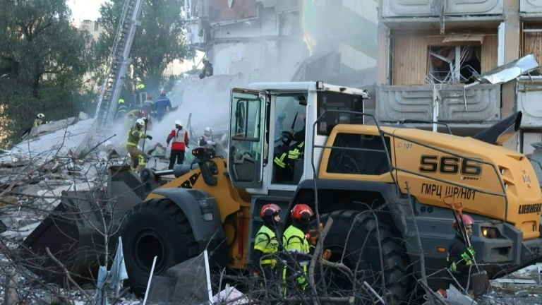 Ukraine : le bilan de l'attaque sur Kiev monte à au moins 24 morts
