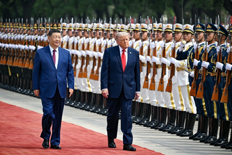A Pékin, Trump revendique des accords commerciaux "fantastiques"