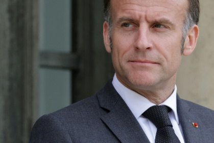 Le président Emmanuel Macron, le 24 mars 2026 à l'Elysée, à Paris - Ludovic MARIN (AFP)