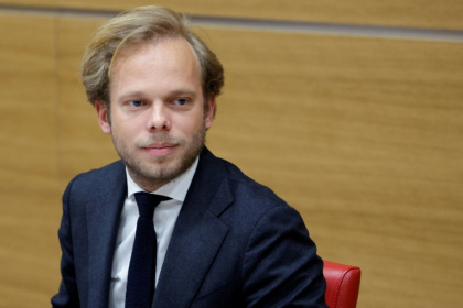 Le député UDR Charles Alloncle, le 8 avril 2026 à l'Assemblée nationale, à Paris - GEOFFROY VAN DER HASSELT (AFP)