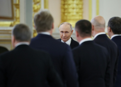 Le président russe Vladimir Poutine au Kremlin à Moscou le 3 juin 2026 - Ramil Sitdikov (AFP)