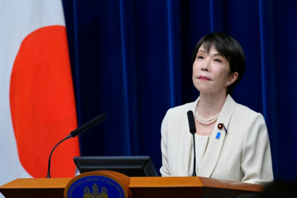 La Première ministre Sanae Takaichi, le 27 juillet 2026 à Tokyo - David Mareuil (AFP)