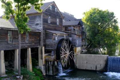 Le Vieux Moulin à Pigeon Forge, dans le Tennessee (sud), le 27 août 2026 - Michael Mathes (AFP)