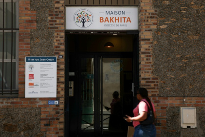 La Maison Bakhita, association diocésaine d'accueil de personnes exilées, à Paris le 15 septembre 2026 - Charlotte SIEMON (AFP)