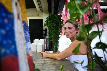 Maria Fernanda Perez à Doral, en Floride, le 13 octobre 2026 - CHANDAN KHANNA (AFP)